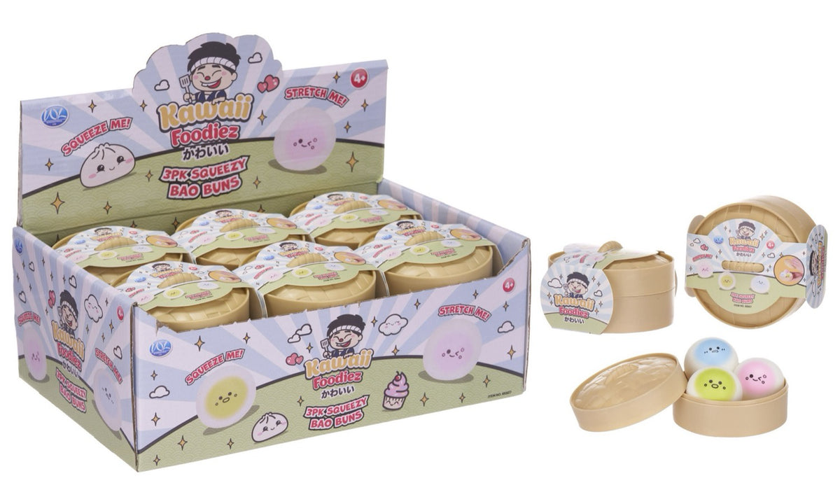 KAWAII FOODIEZ - 4.5cm Squishy Bao Buns Dumpling (1)