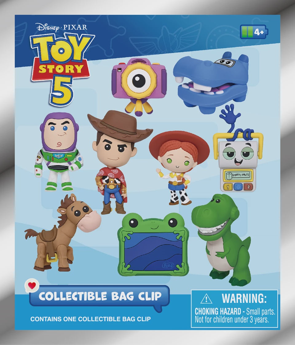 DISNEY PIXAR : TOY STORY 5 - Series 1 Blind Bag Keyring / Bag Clip