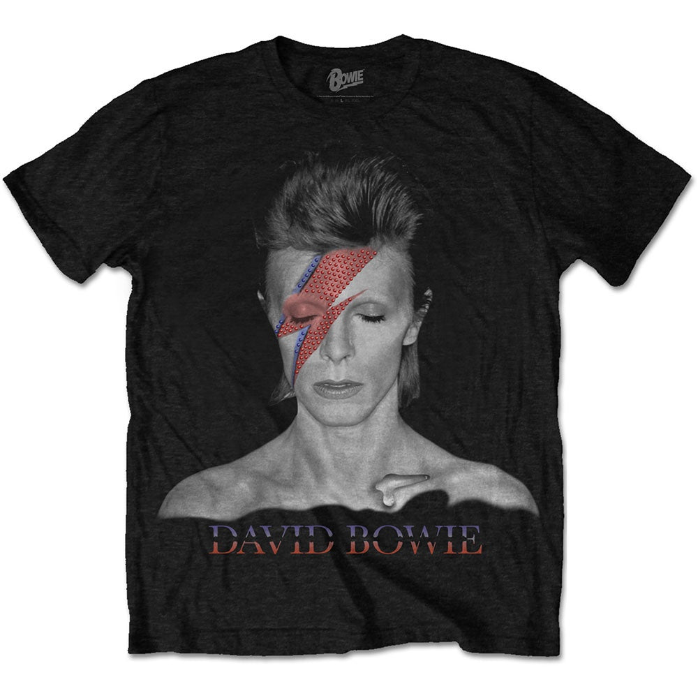 DAVID BOWIE - Aladdin Sane Black T-Shirt