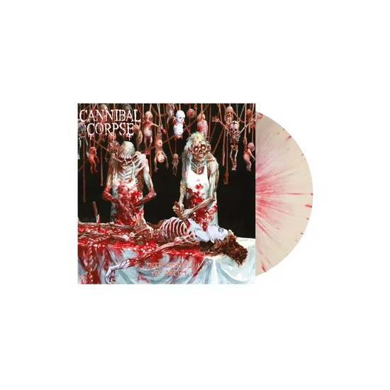 CANNIBAL CORPSE - Butchered at Birth White & Red Splatter Vinyl Album