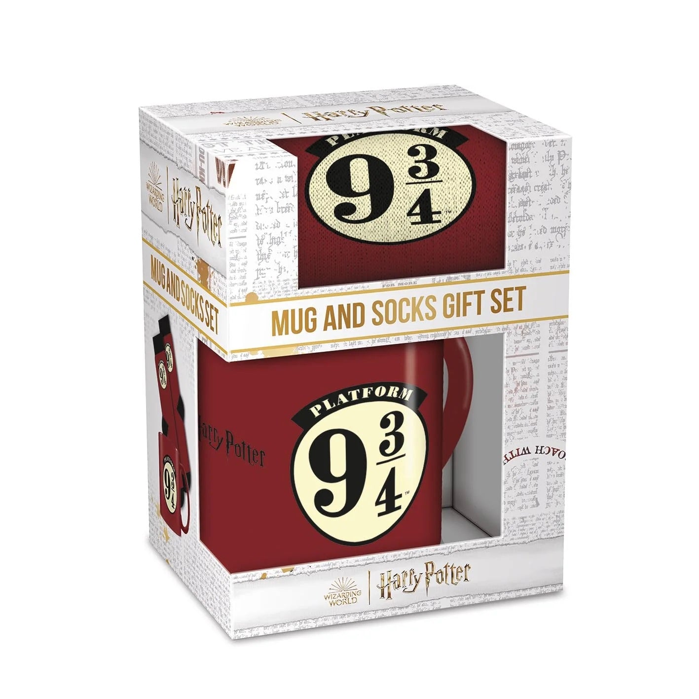 HARRY POTTER - Platform 9 3/4 Mug & Sock Set