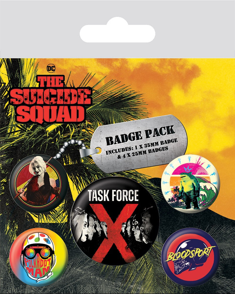 DC : THE SUICIDE SQUAD - Task Force Badge Pack