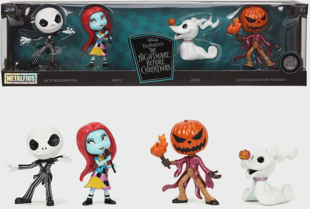 NIGHTMARE BEFORE CHRISTMAS - 2.5" 4 Pack Figure