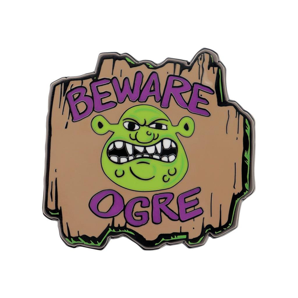 SHREK - ‘Beware Ogre’ Pin Badge