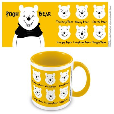 DISNEY : WINNIE THE POOH - Faces Yellow Inner Mug
