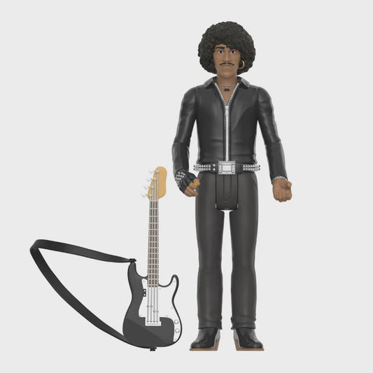 THIN LIZZY - Phil Lynott (Black Leather)  Super 7 ReAction Figure