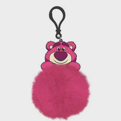 DISNEY : TOY STORY - Lotso Strawberry Paradise Pom Pom Keyring