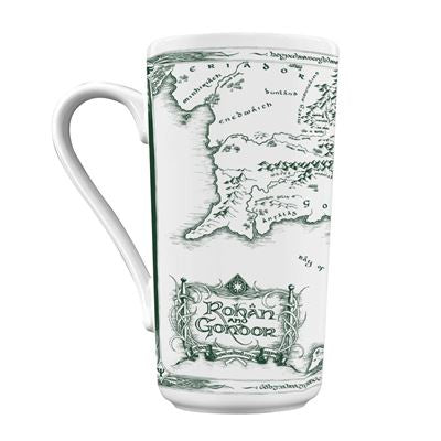 LORD OF THE RINGS - White Map Grande Latte Mug