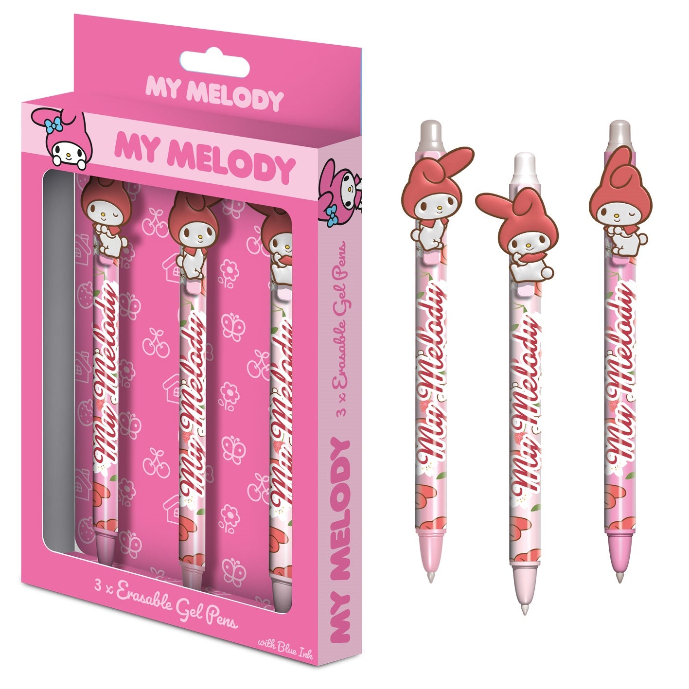 SANRIO - My Melody Cherry Blossom Erasable Ink Gel Pen Set