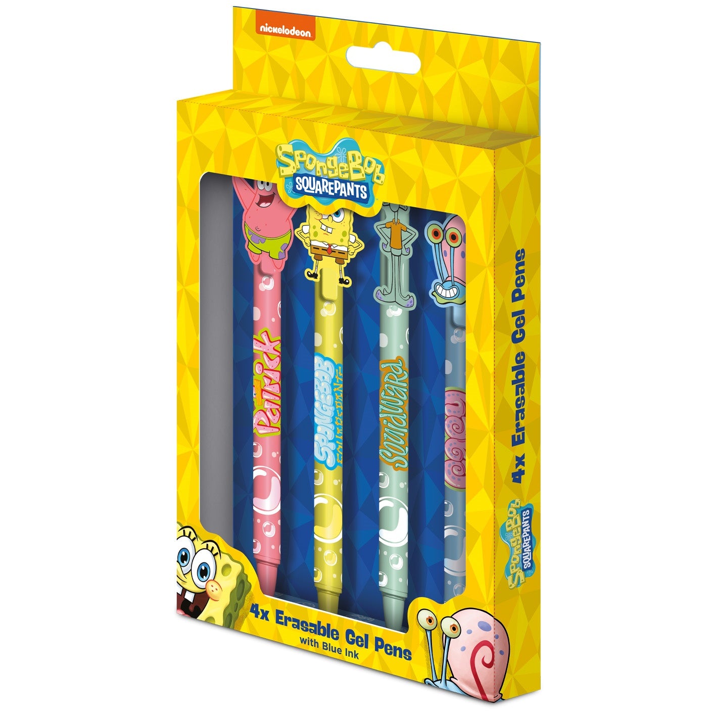 SPONGEBOB SQUAREPANTS - Absorbed Erasable Ink Gel Pen Set