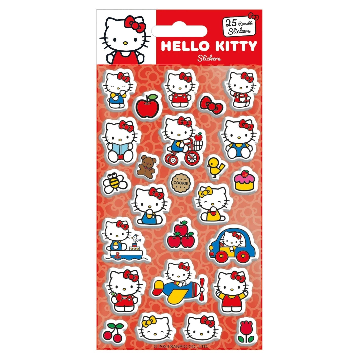 SANRIO - 25 Hello Kitty & Mimmy Puffy Stickers
