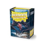 DRAGON SHIELD - Black Matte Standard Size Sleeves (100)