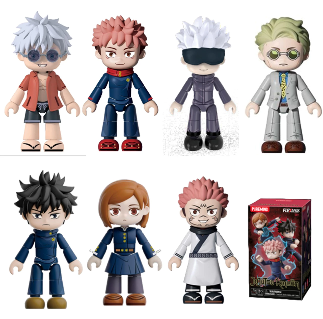 JUJUTSU KAISEN - Flexi Figs Total Assault Blind Box Figure