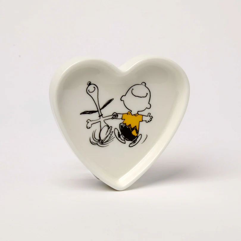 PEANUTS - Dance Heart Shaped Trinket Dish