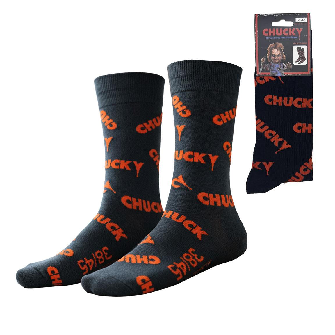 CHILD'S PLAY - Chucky Logo Socks (5-10.5/11)