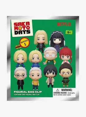 SAKAMOTO DAYS - Series 1 Blind Bag Keyring / Bag Clip