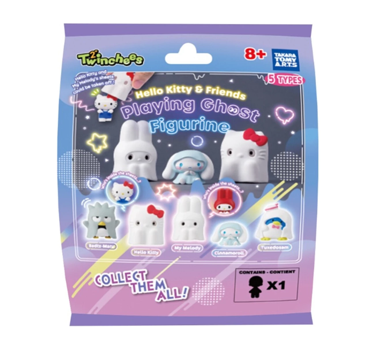 SANRIO - Hello Kitty & Friends Playing Ghost Twinchees Blind Bag Figure (1)