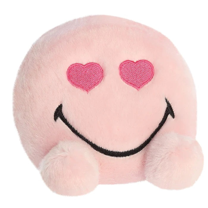 PALM PALS : SMILEY WORLD - Heart Eyes Plush