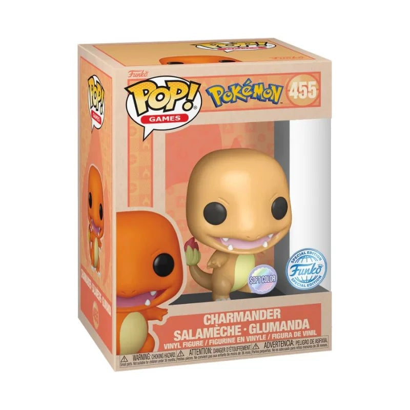 POKEMON - Charmander (Soft Colour) #455 Funko Pop!