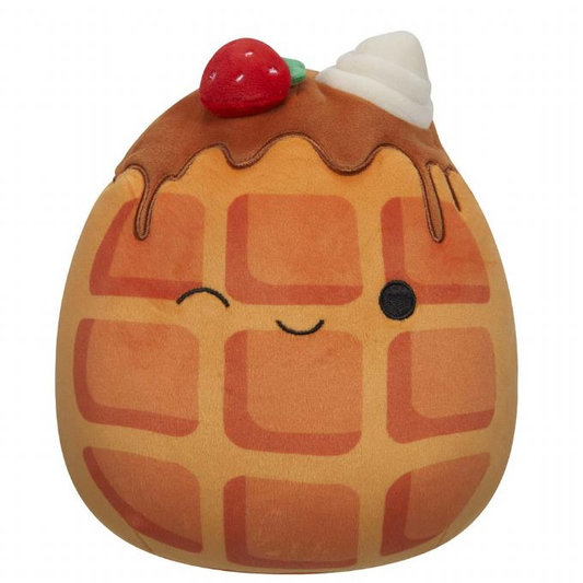 SQUISHMALLOW - Weaver The Waffle W/Strawberry & Whipped Cream 7.5" Plush