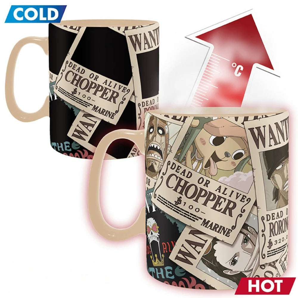 ONE PIECE - Wanted Heat Change Mug