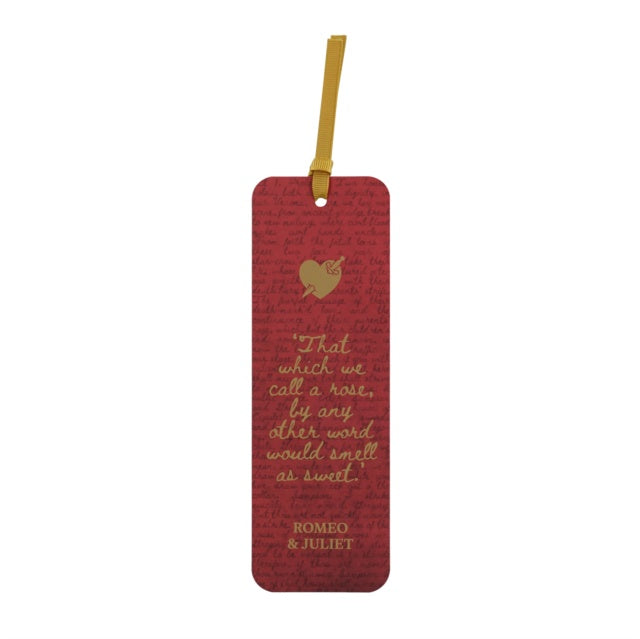 WILLIAM SHAKESPEARE - Romeo & Juliet Paper Bookmark