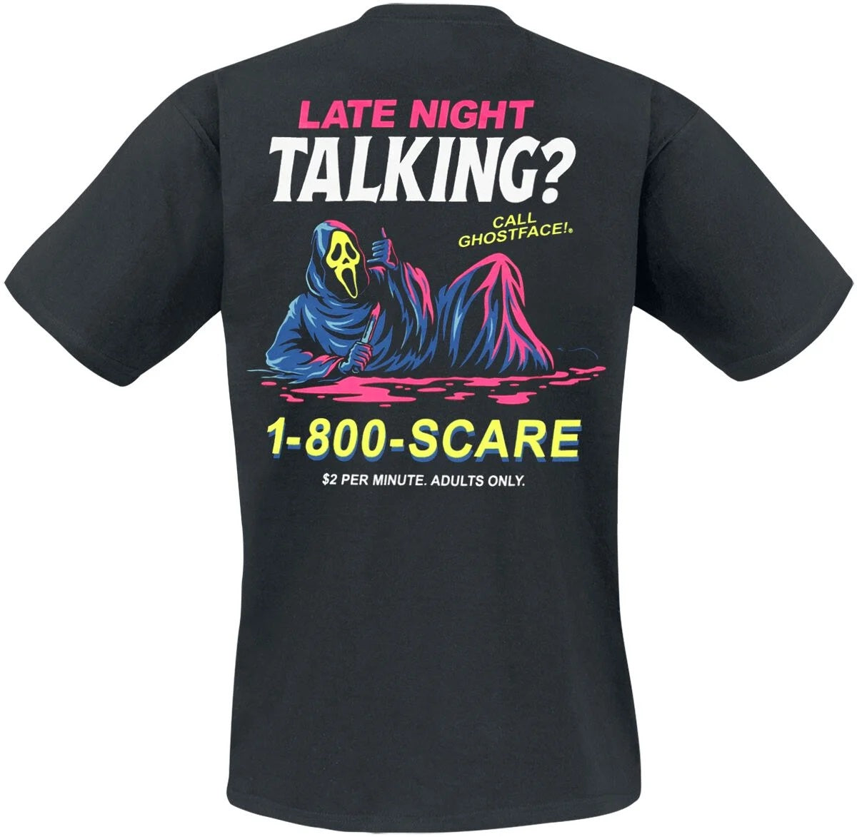 SCREAM - Ghostface Late Night Talking 04-358 T-Shirt