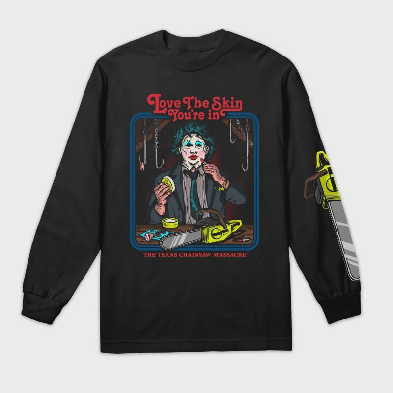 TEXAS CHAINSAW MASSACRE - Love The Skin You're In Long Sleeve T-Shirt