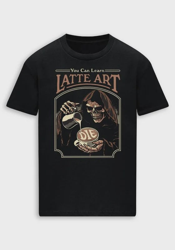 STEVEN RHODES - Latte Art T-Shirt