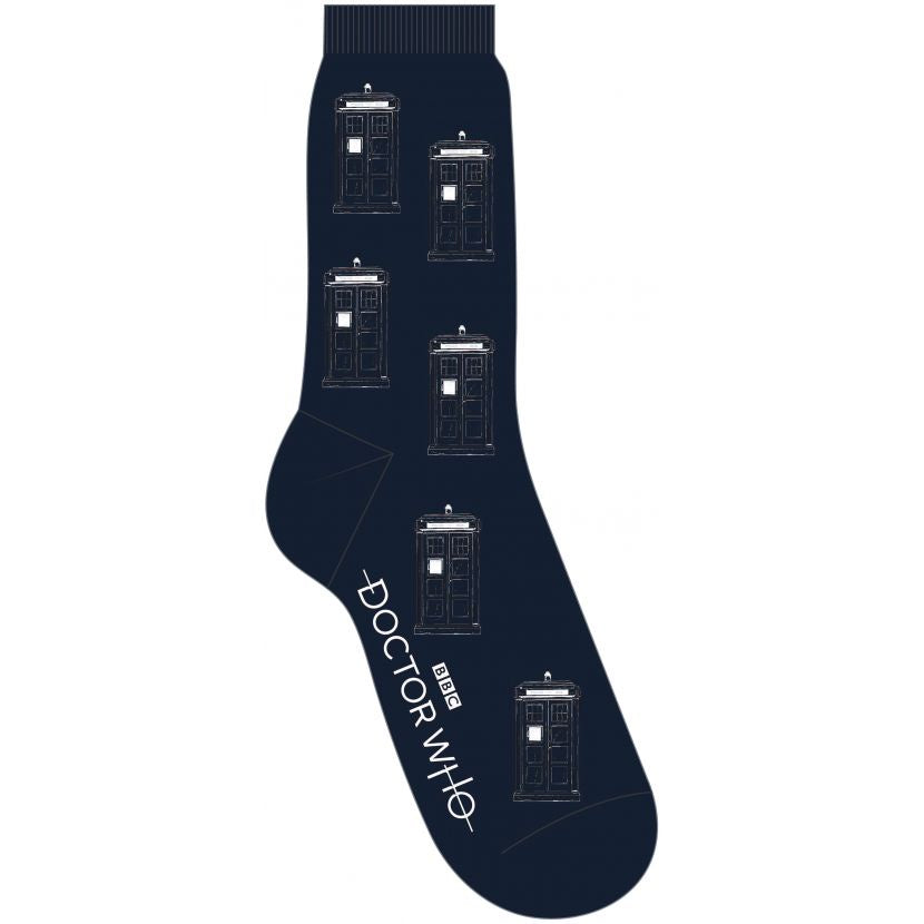 DOCTOR WHO - Multi Tardis Socks (7-11)