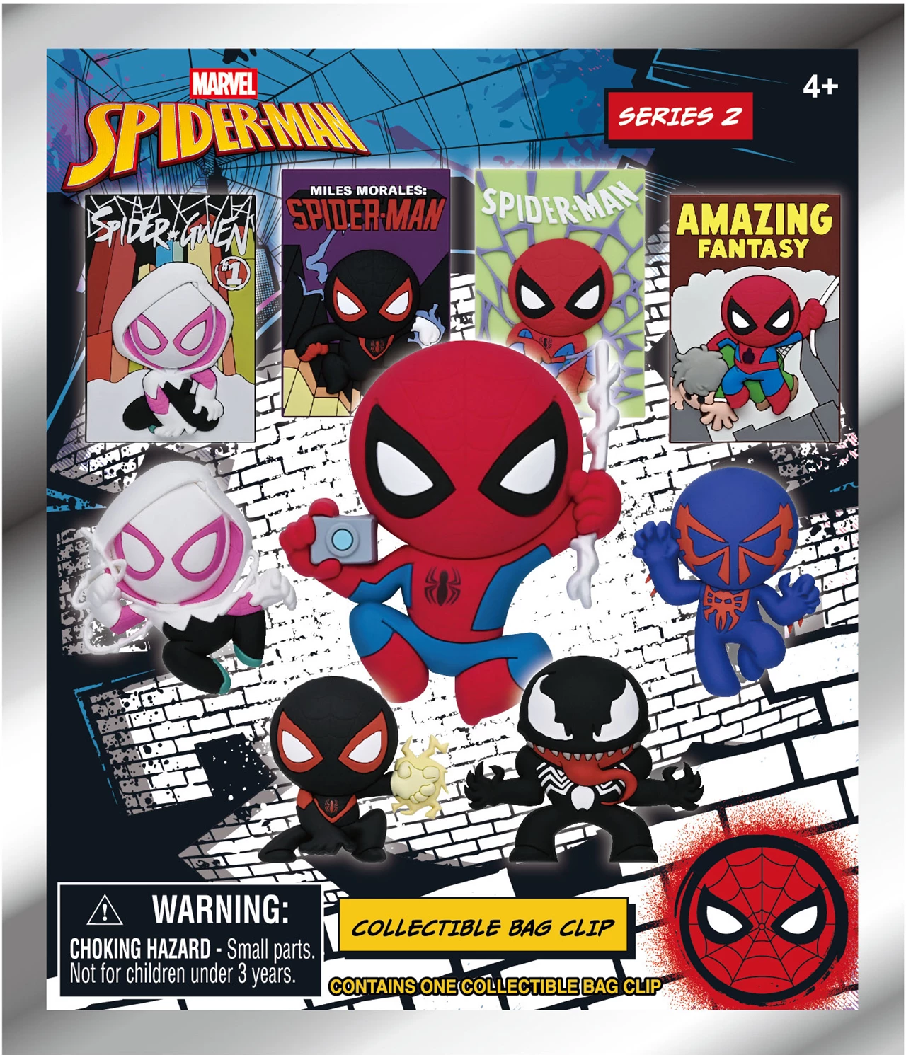 SPIDER-MAN - Classic Series 2 Blind Bag Keyring / Bag Clip”