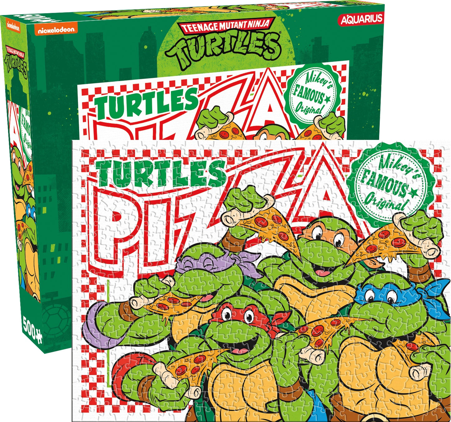TEENAGE MUTANT NINJA TURTLES - Pizza 500 Piece Jigsaw Puzzle