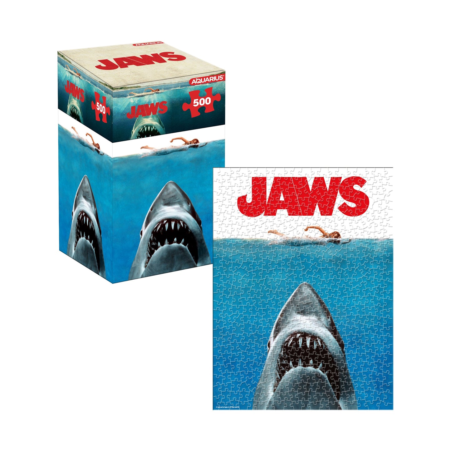 JAWS - One Sheet 500 Piece Jigsaw Puzzle (Vertical Box)