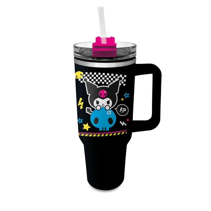 SANRIO - Kuromi Punk Skull 40oz Tumbler