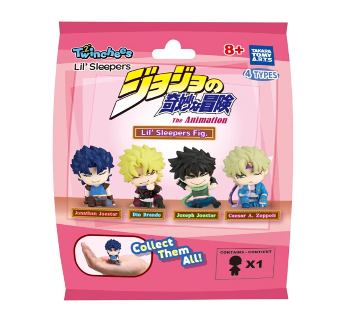 JOJOS BIZARRE ADVENTURE - Twinchees Lil' Sleepers Blind Bag Figure (1)