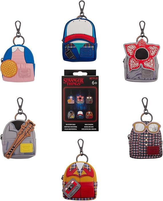 LOUNGEFLY : STRANGER THINGS - Mystery Mini Backpack Charm
