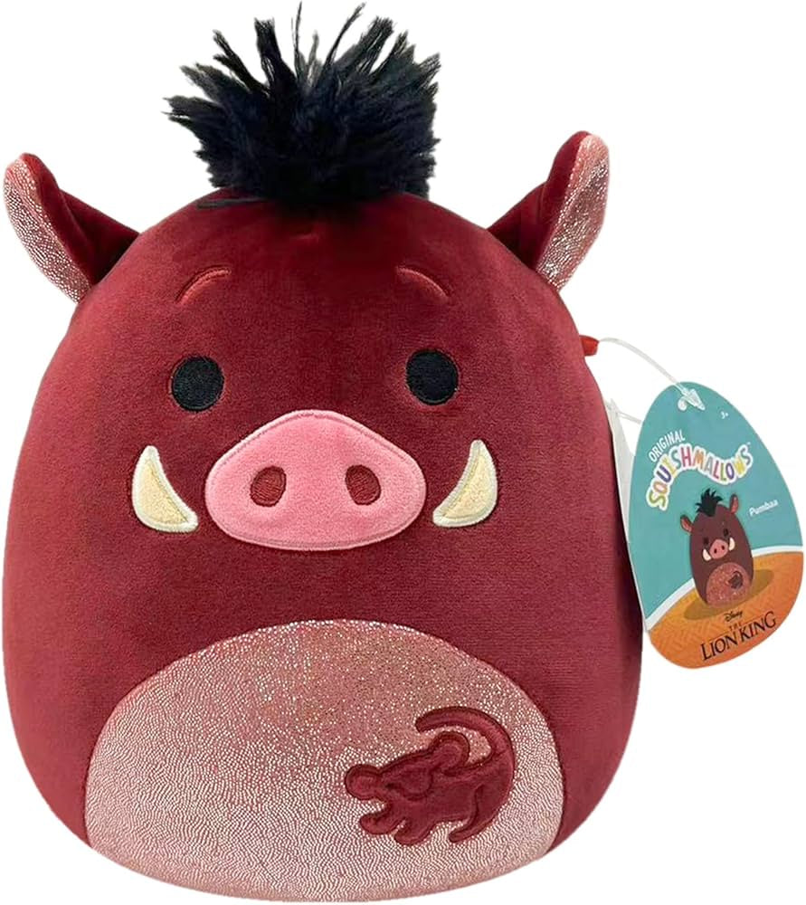 SQUISHMALLOWS : DISNEY - Lion King Pumba 8" Plush