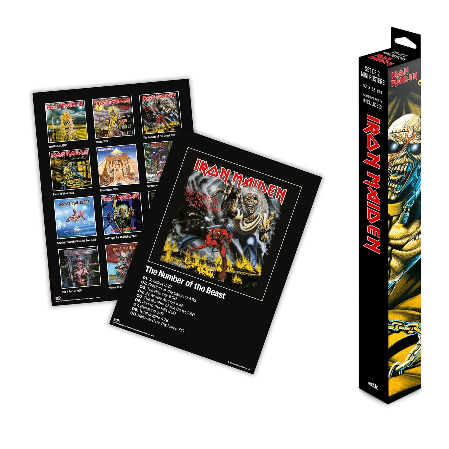 IRON MADIEN - Mini Poster Set