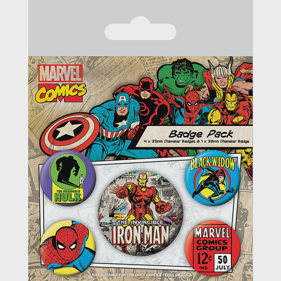 MARVEL - Iron Man Badge Pack