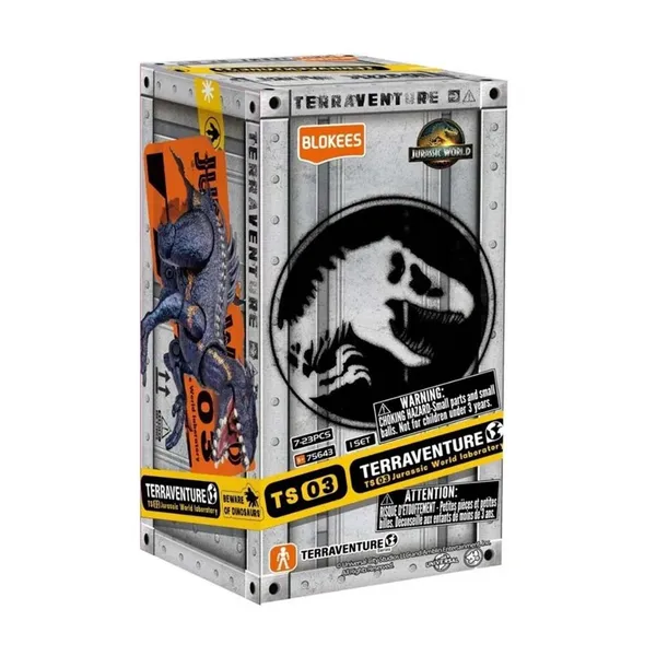 BLOKEES : JURASSIC WORLD - Terraventure TS03 Jurassic World Laboratory Blind Box Model Kit (1)