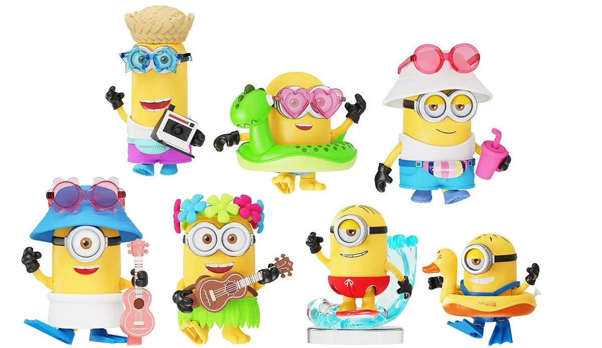 BLOKEES : MINIONS - Summer Bello Mokoo Series 02 Blind Box Model Kit (1)