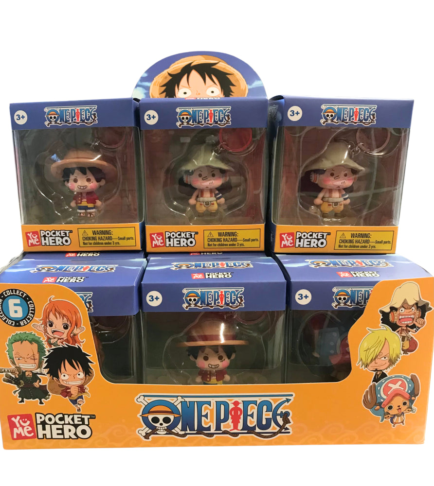 ONE PIECE - 3D Figure Pocket Hero Keychain