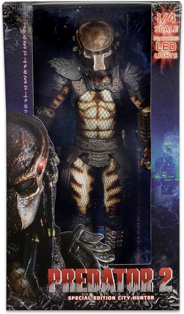PREDATOR - City Hunter (LED Lights) 1/4 Scale Neca Figure