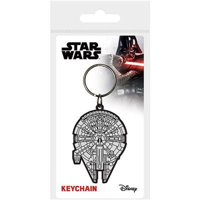 STAR WARS - Millennium Falcon Rubber Keyring