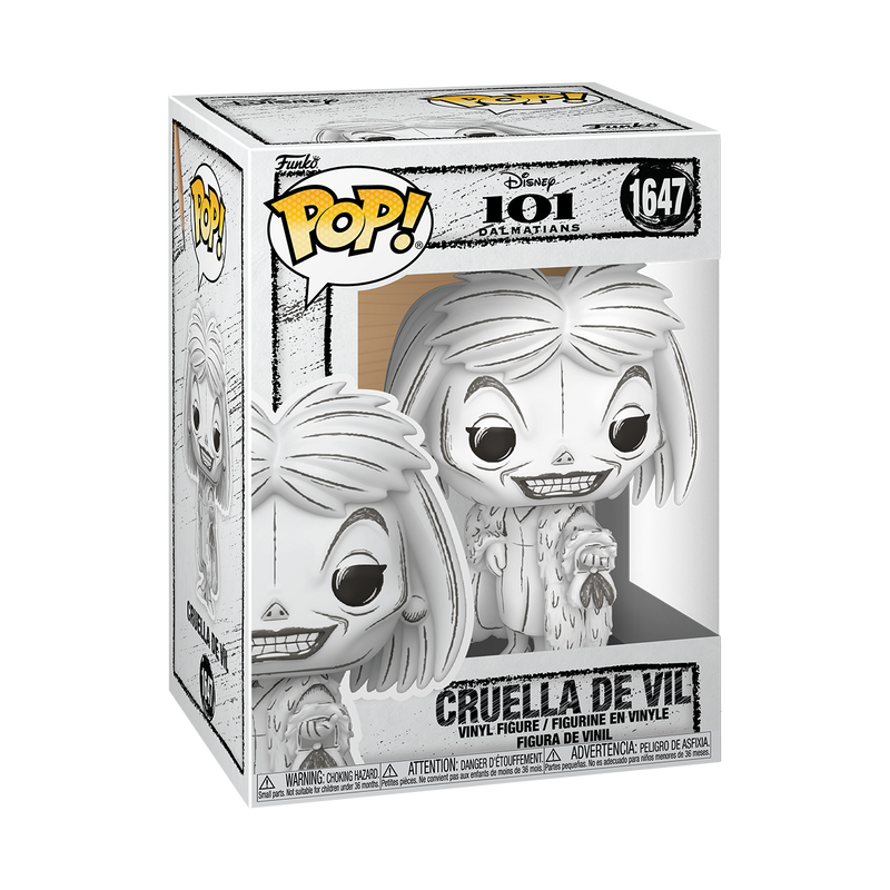 DISNEY : 101 DALMATIANS - Cruella De Vil #1647 Funko Pop!