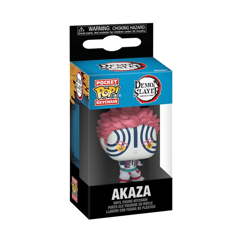 DEMON SLAYER - Akaza Funko Pocket Pop! Keychain