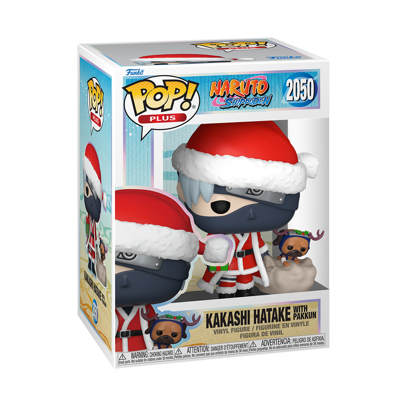 NARUTO SHIPPUDEN - Kakashi Hatake With Pakkun (Holiday) #2050 Funko Pop! Plus