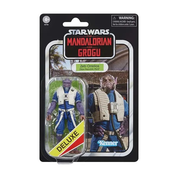 STAR WARS : MANDALORIAN & GROGU - Zeb Orrelios (New Republic Pilot) Hasbro Kemmer Action Figure