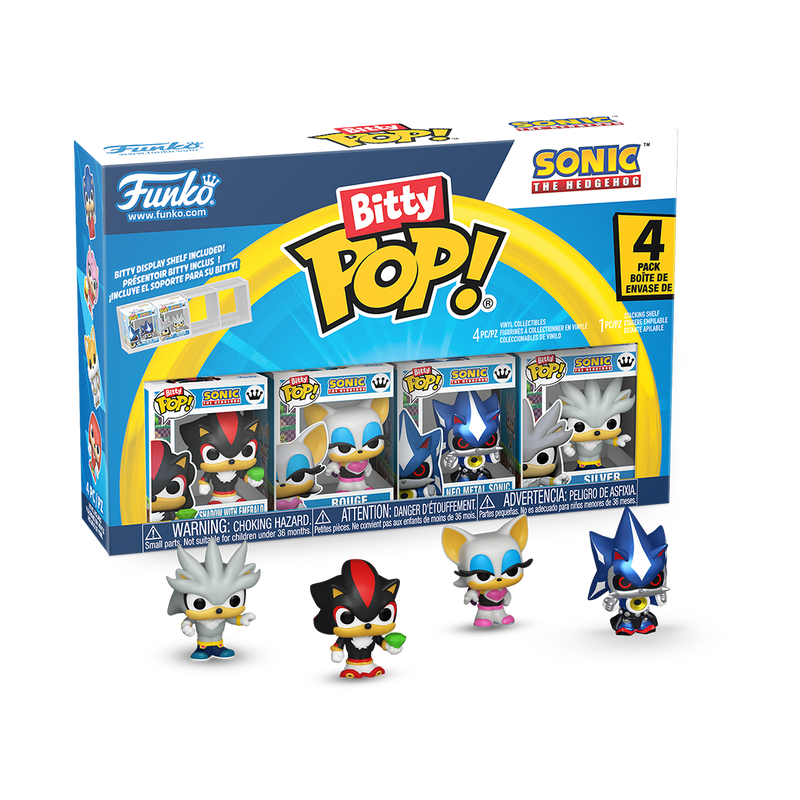 SONIC THE HEDGEHOG - Shadow Funko Bitty Pop! 4-Pack