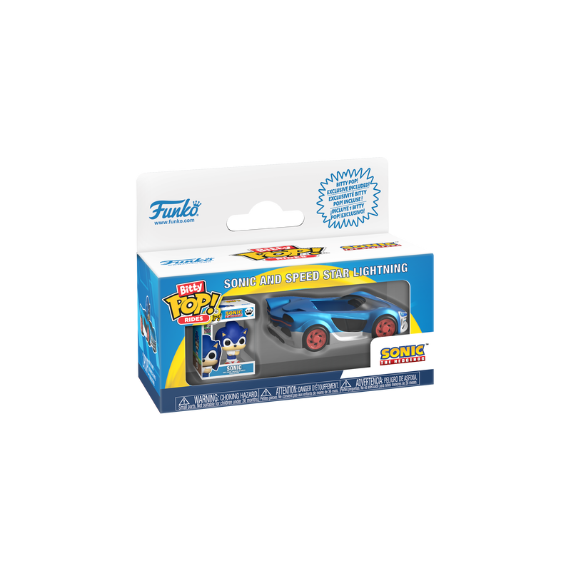 SONIC THE HEDGEHOG - Sonic & Speed Star Lightning Funko Bitty Pop! Ride